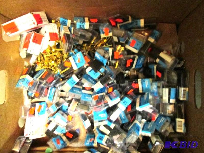 lot 118 image: huge lot of carpet tacks and paper fasteners...