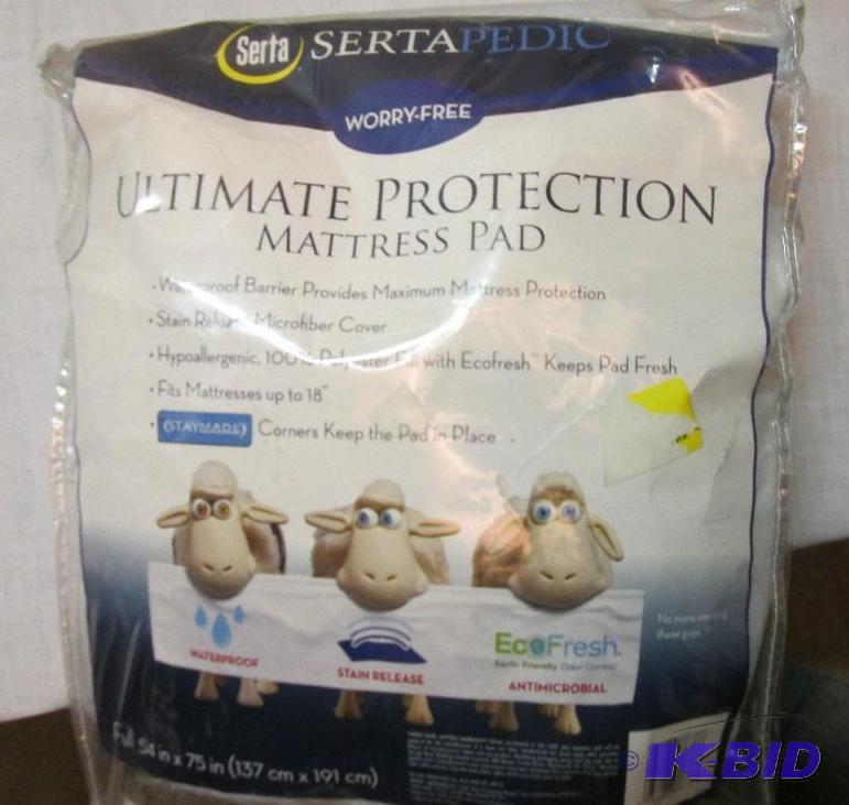 lot 121 image: Serta pedic worry-free ultimate protection ma...