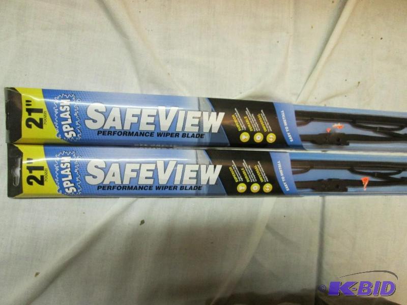lot 146 image: 21 splash safeview performance wiper blades...