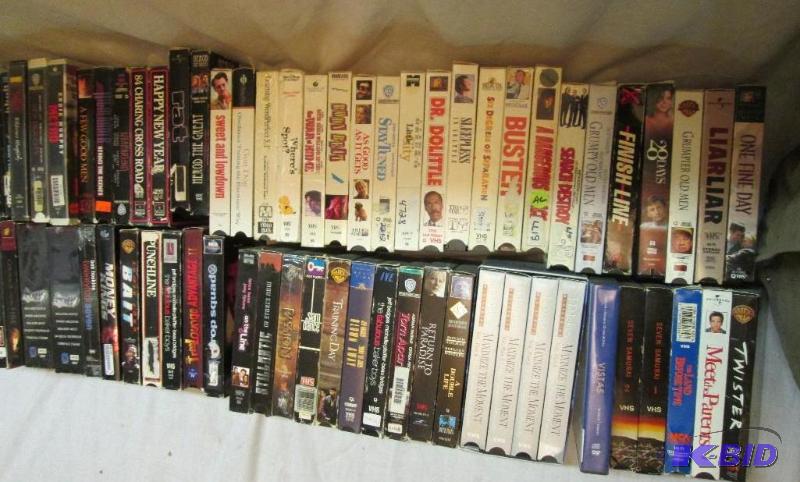 lot 153 image: lot of VHS movies...