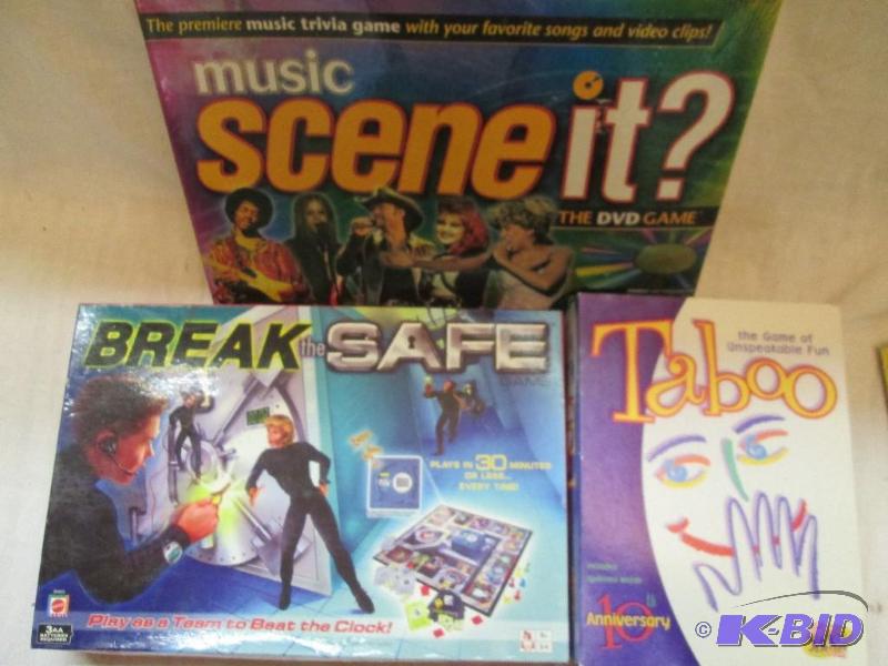 lot 157 image: music scene it, break safe, and taboo...
