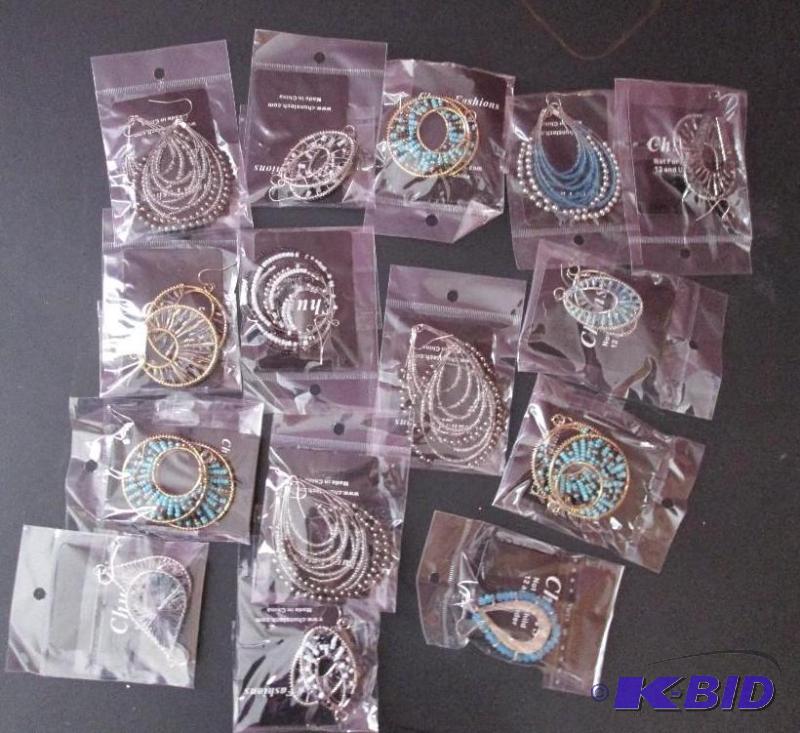 lot 175 image: lot of beaded earrings brand new- great for r...