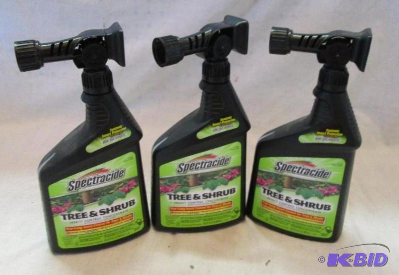 lot 207 image: 3 bottles of spectracide tree and shrub syste...