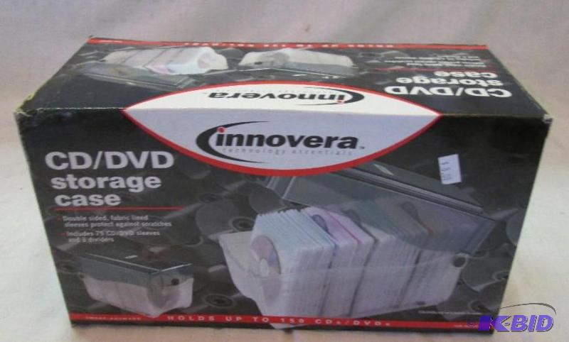 lot 216 image: innovera CDDVD storage cases...