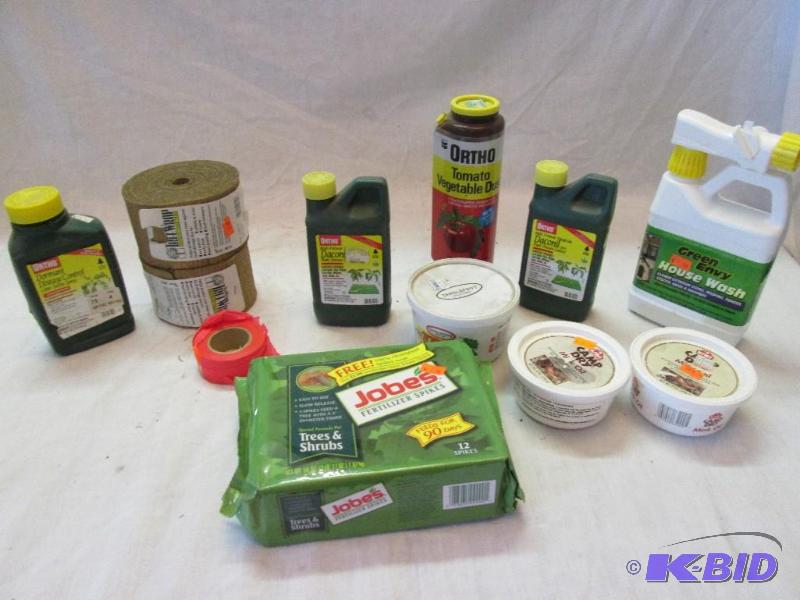 lot 22 image: mixed lot of cleaners, fertilizers, plant mar...