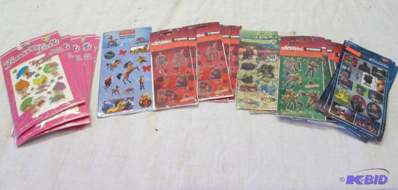 lot 224 image: lot of girls and boys stickers...