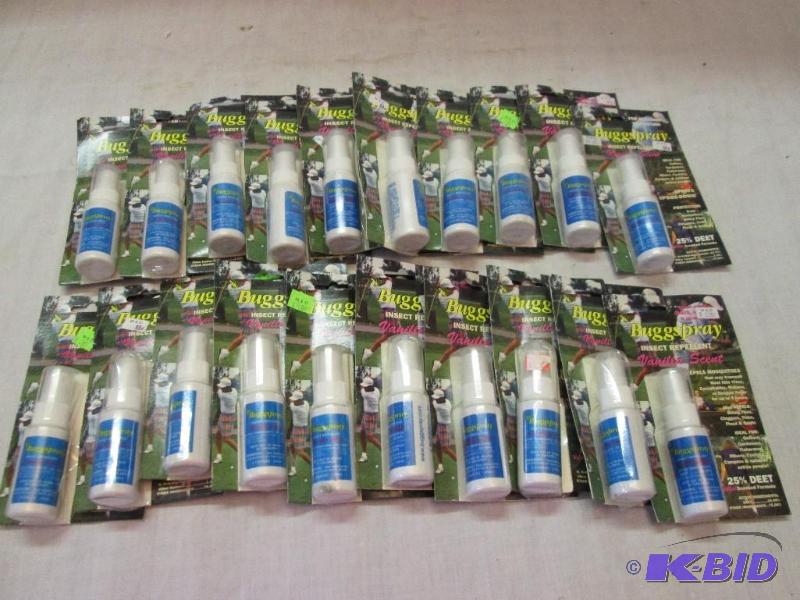 lot 23 image: lot of Buggspray insect repellent...
