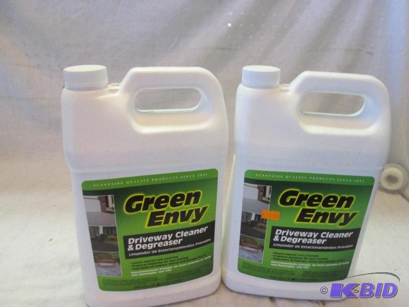 lot 234 image: 2 one gallon Green envy driveway cleaner and ...