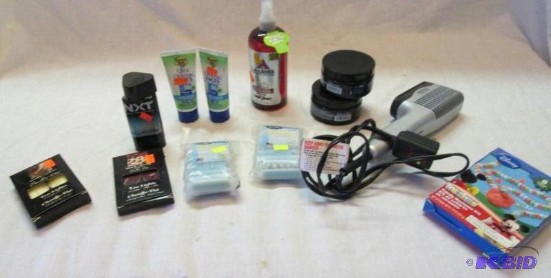 lot 247 image: mixed lot of candles, hair color set , deoter...