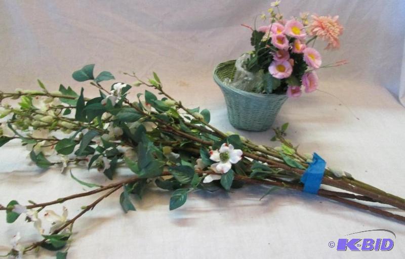 lot 25 image: lot of artificial flower boquet and artificia...