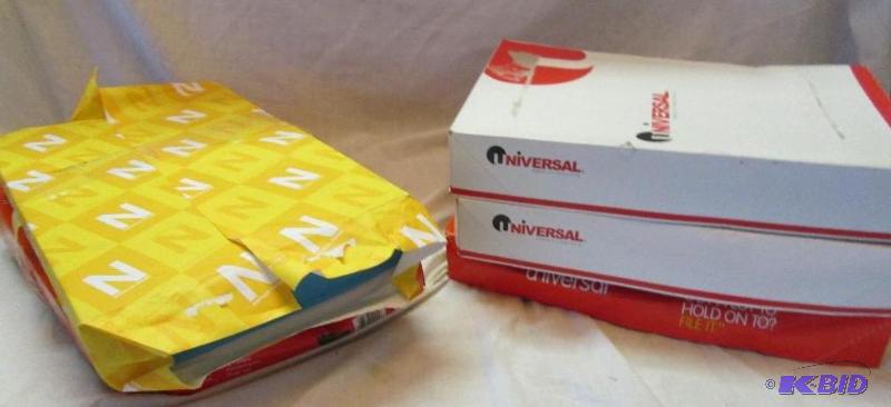 lot 252 image: lot of paper and universal file folders...