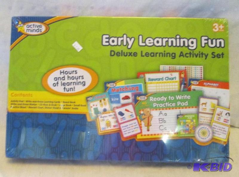 lot 255 image: early learning fun deluxe learning activity s...