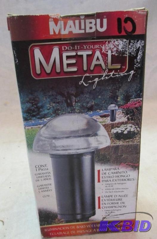 lot 26 image: malibu do-it-yourself metal lighting 1 outdoo...
