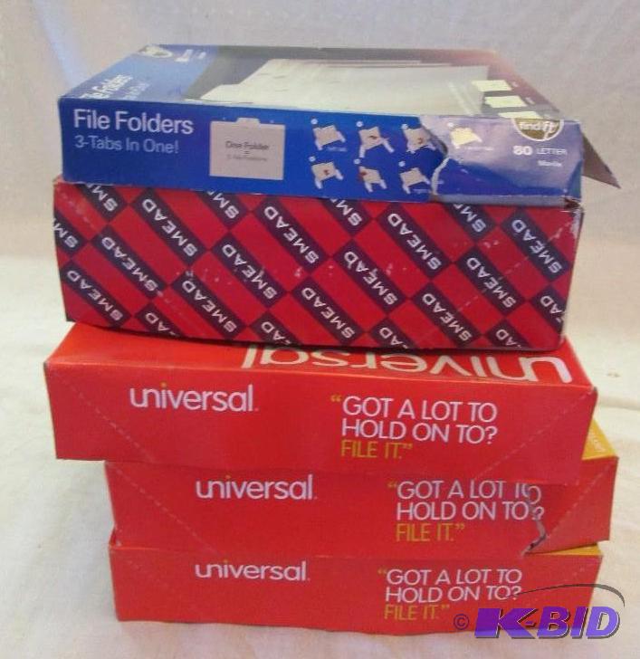 lot 260 image: lot of of universal top tab file folders, and...