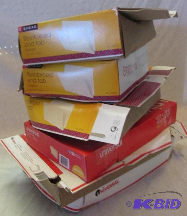 lot 263 image: lot of smead reinforced end tab folders - let...