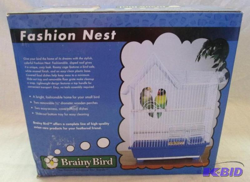 lot 267 image: fashion nesst brainy bird bird cage...