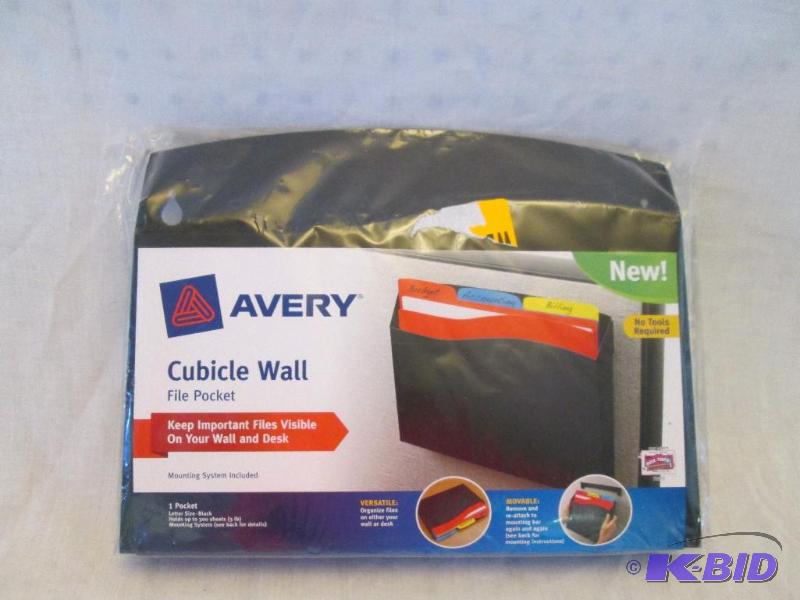 lot 270 image: Avery cubicle wall file holder...