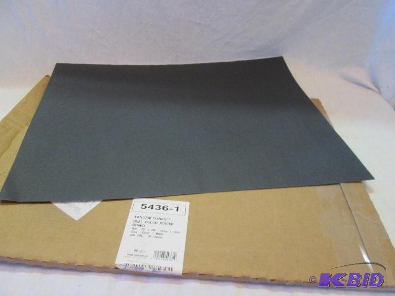 lot 288 image: Tandem tones dual color poster boards 22 x ...