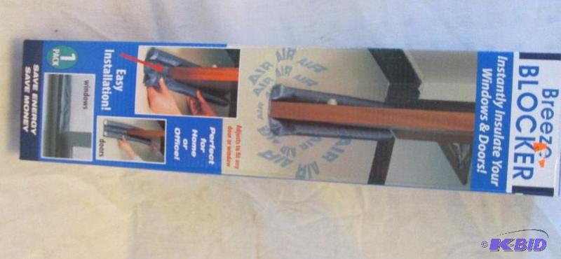 lot 298 image: breeze blocker instantly insulate your window...