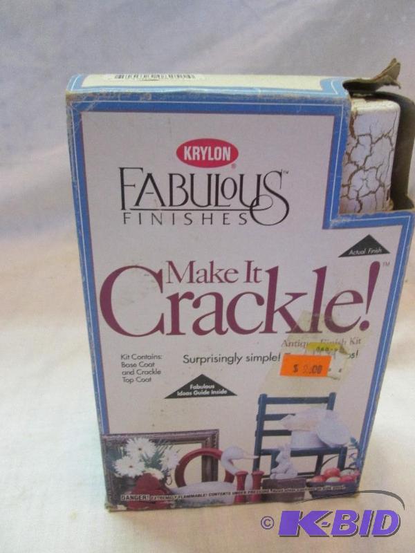 lot 300 image: krylon fabulous finishes make it crackle...