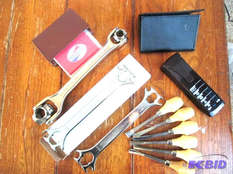 lot 302 image: Pack of one black and one brown genuine leath...