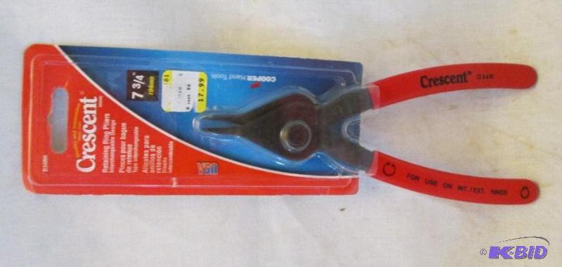 lot 31 image: Crescent retaining ring pliers 7 34 194mm...