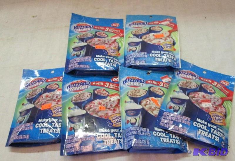 lot 32 image: The DQ Blizzard Maker 3 mix Dessert mix packs...