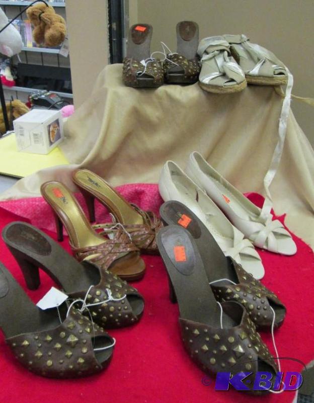 lot 360 image: Assortment of shoes size 9, 10, and 11...