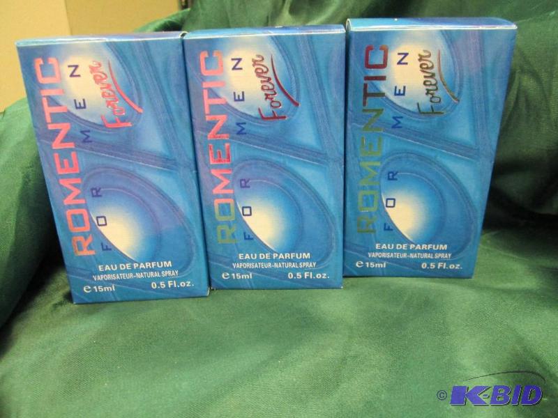 lot 373 image: Qty 3 Romantic forever .5 fl oz...