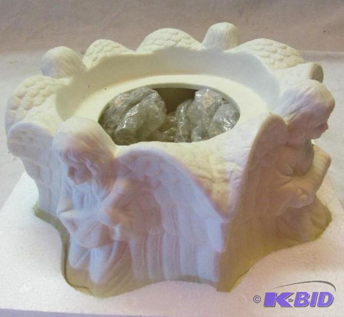 lot 38 image: angle framed candle holder...