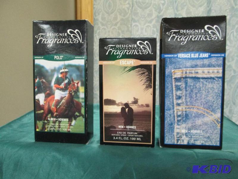 lot 393 image: Qty 3 Designer Alternative Fragrances Version...
