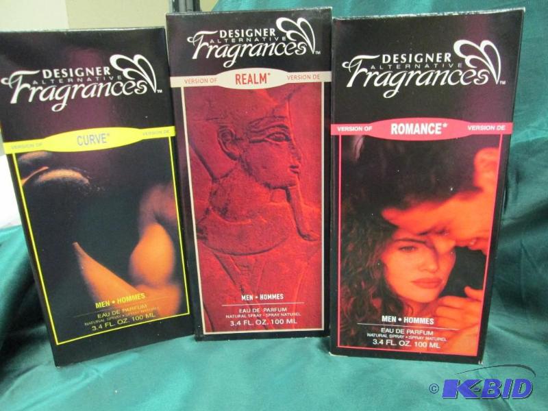 lot 395 image: Qty 3 Designer Alternative Fragrances version...