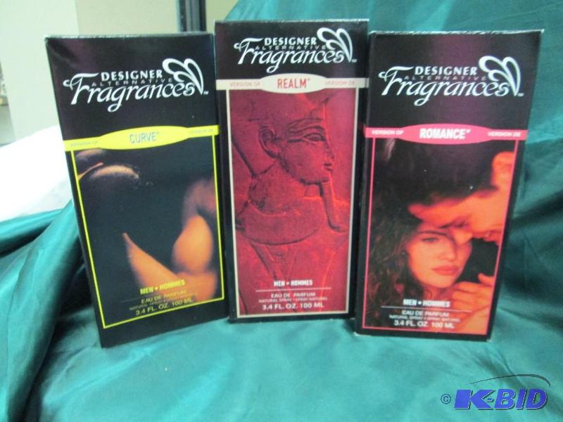 lot 396 image: Qty 3 Designer Alternative Fragrances version...