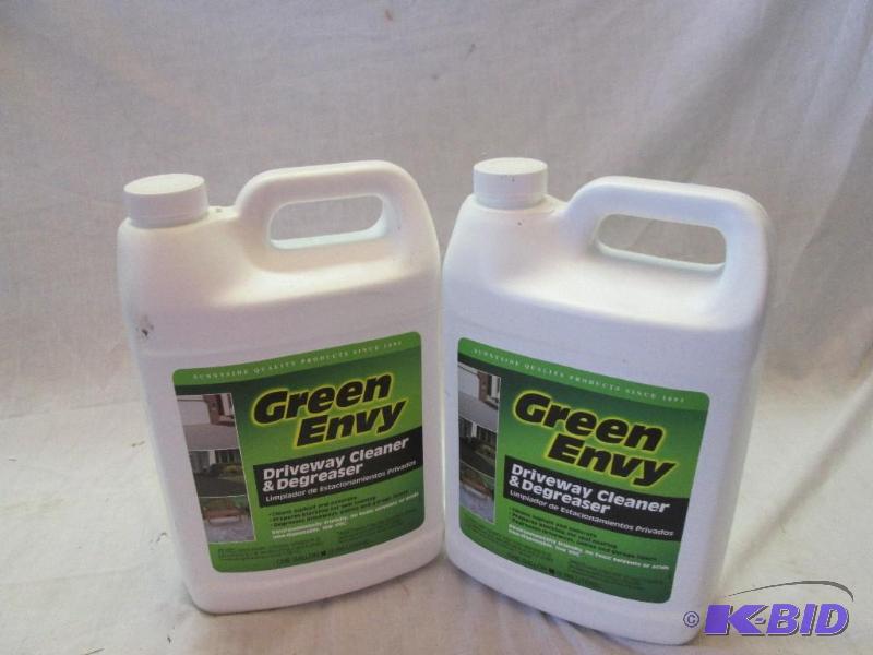 lot 4 image: 2 gallons of Green Envy Driveway cleaner and ...