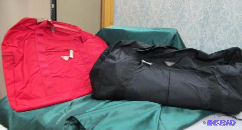lot 406 image: Qty 2 bags Black one is from Sunshine and Red...