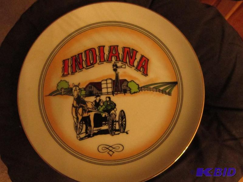 lot 427 image: Indianan state plate...