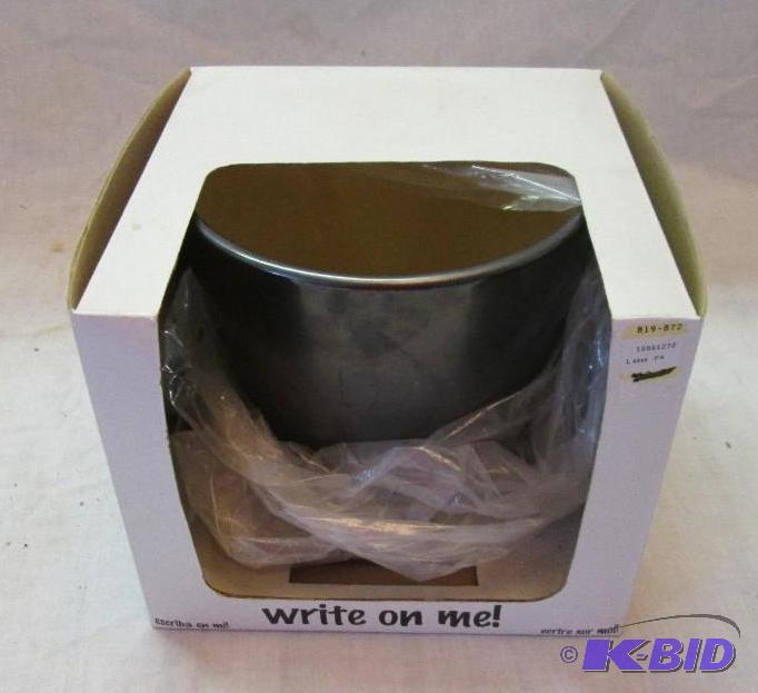 lot 43 image: write on me flower pot...