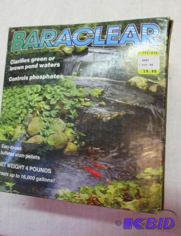 lot 53 image: Baraclear clarifies green or brown waters con...