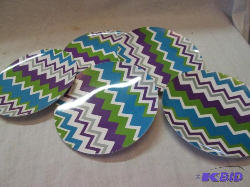 lot 58 image: lot of five plastic decorative plates...