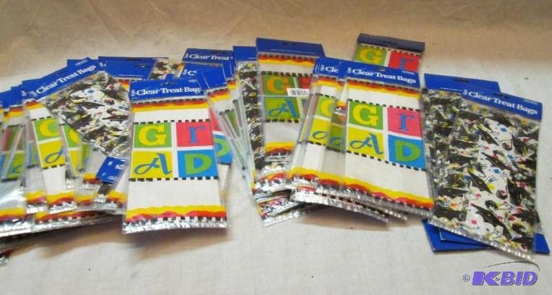 lot 75 image: lot of graduation clear treat bags...