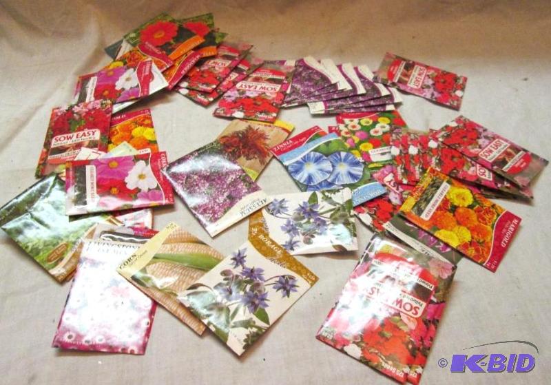 lot 78 image: lot of flower seeds variouse kinds of flowers...