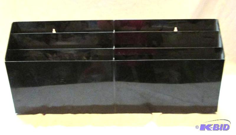 lot 80 image: black hanging office file organizer...
