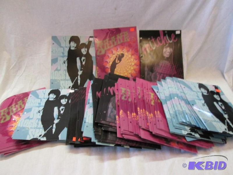 lot 86 image: lot of camp Rock folders...