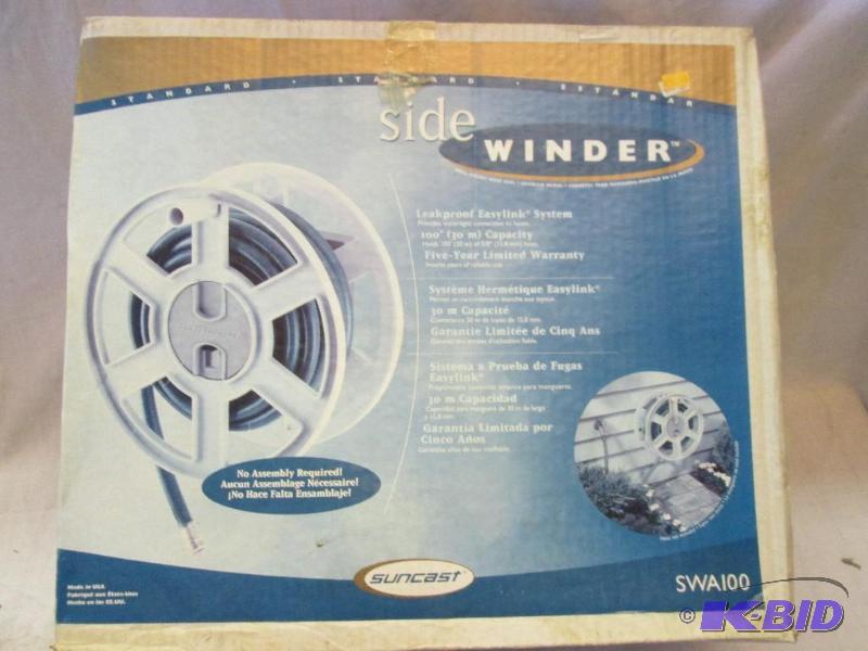 lot 91 image: suncast side winder hose holder...