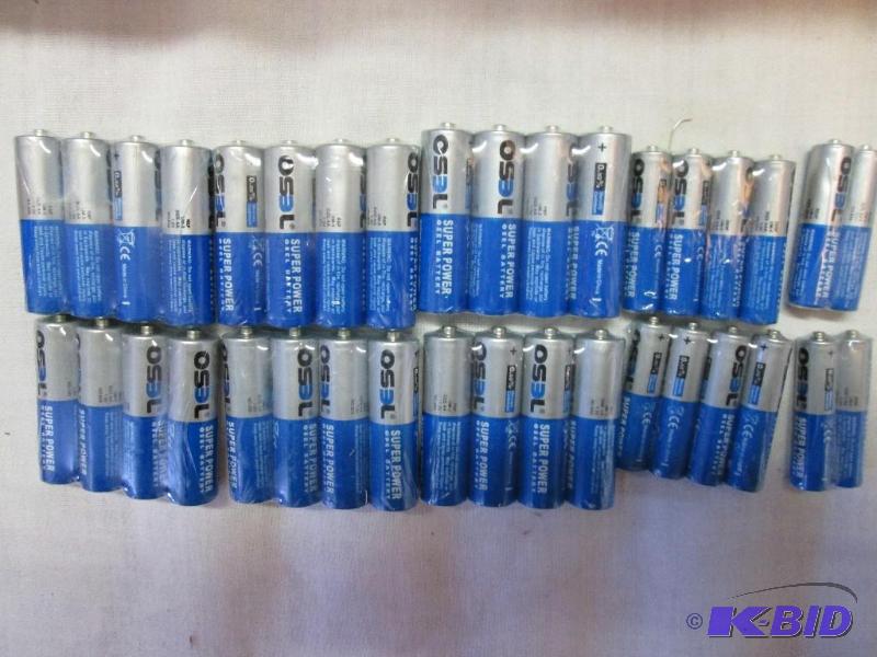 lot 94 image: OSEL super power batteries AA and AAA...