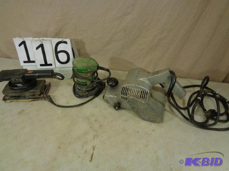 lot 116 image: Shopmate Belt Sander (no belt and could use a...