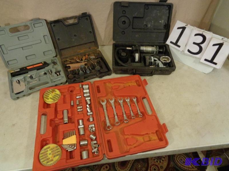 lot 131 image: Lot of Assorted Tool Sets. Cooling System Pre...