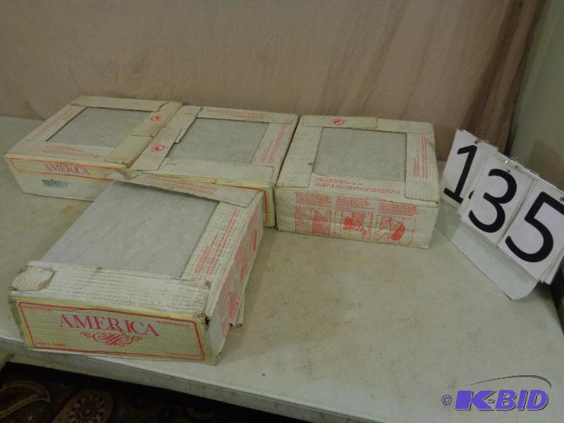 lot 135 image: 4 new boxes of tile. 12" X 12" &quo...