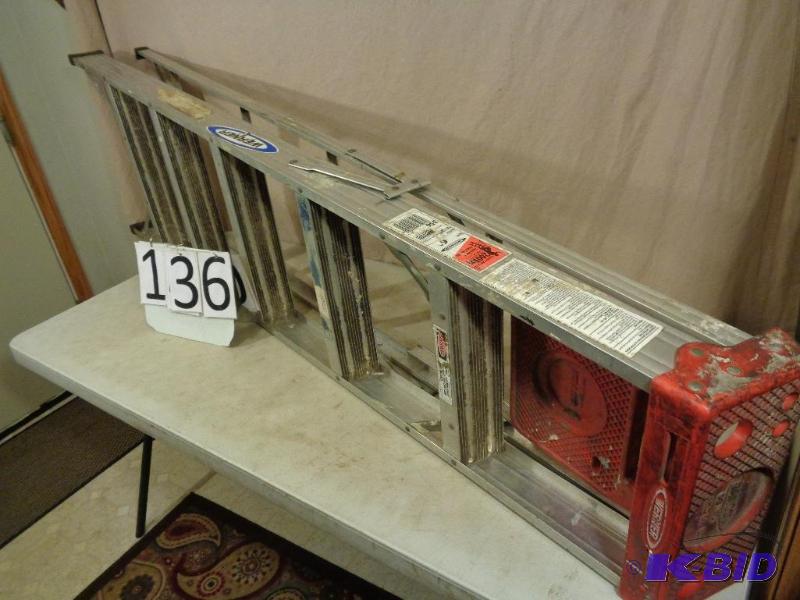 lot 136 image: Werner 6 aluminum step ladder. ...