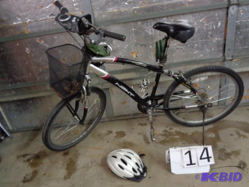 lot 14 image: Next 26"&nbspAluminum&nbspBike and Hel...